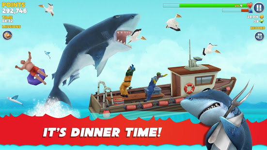 تحميل لعبة Hungry Shark Evolution مهكرة للأندرويد