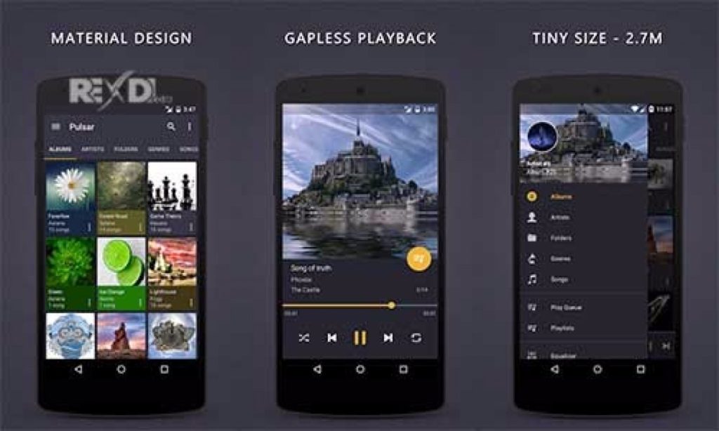 تحميل تطبيق Pulsar Music Player Pro 