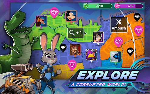 تحميل لعبة Disney Heroes: Battle Mode مهكرة