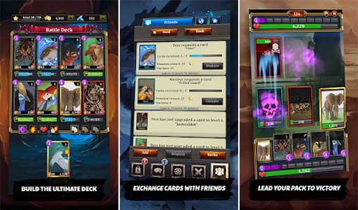 تحميل لعبة Battle Cards Savage Heroes مهكرة