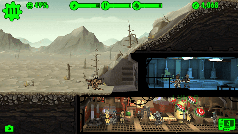 تحميل لعبة Fallout Shelter مهكرة