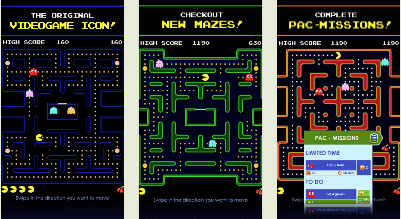 تشغيل لعبة pac-man