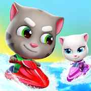 تحميل لعبة جت سكي توم المتكلم Talking Tom Jetski 2 مهكرة لـ أندرويد