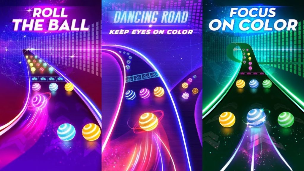 تحميل لعبة Dancing Road مهكرة