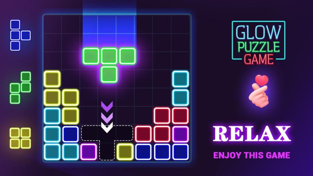 تحميل لعبة Puzzle Glow : Brain Puzzle مهكرة