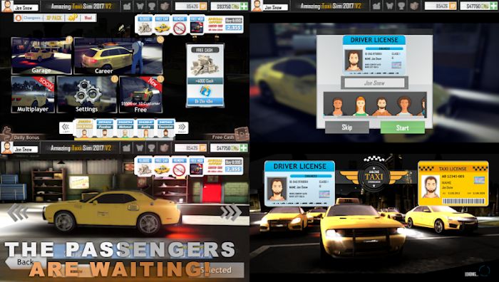 تحميل لعبة Amazing Taxi Simulator V2 2019 مهكرة