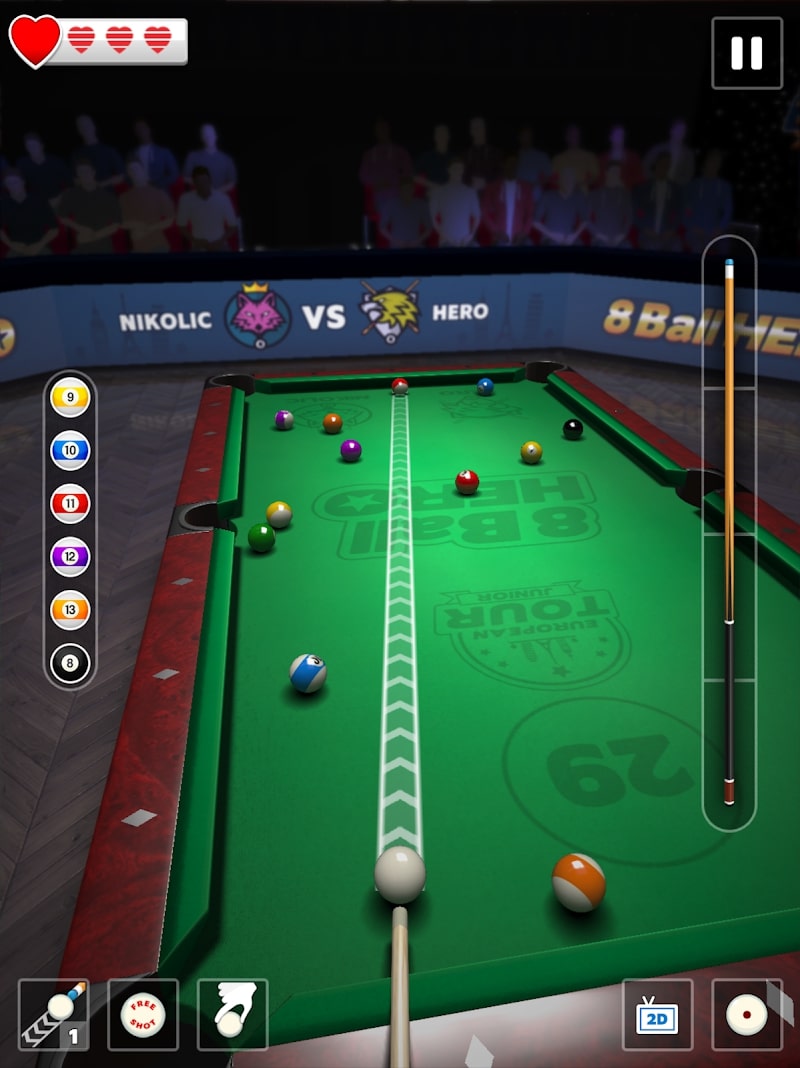 تحميل لعبة 8 Ball Hero مهكرة (آخر إصدار)