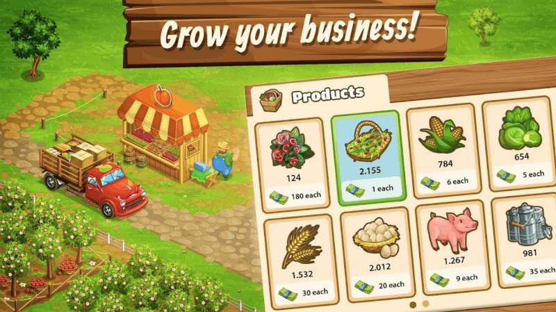big farm: mobile harvest events