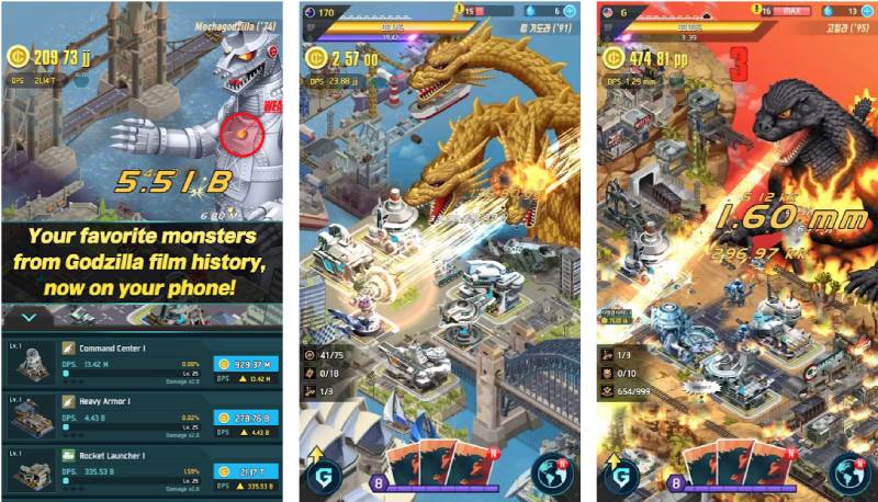 تحميل لعبة Godzilla Defense Force مهكرة