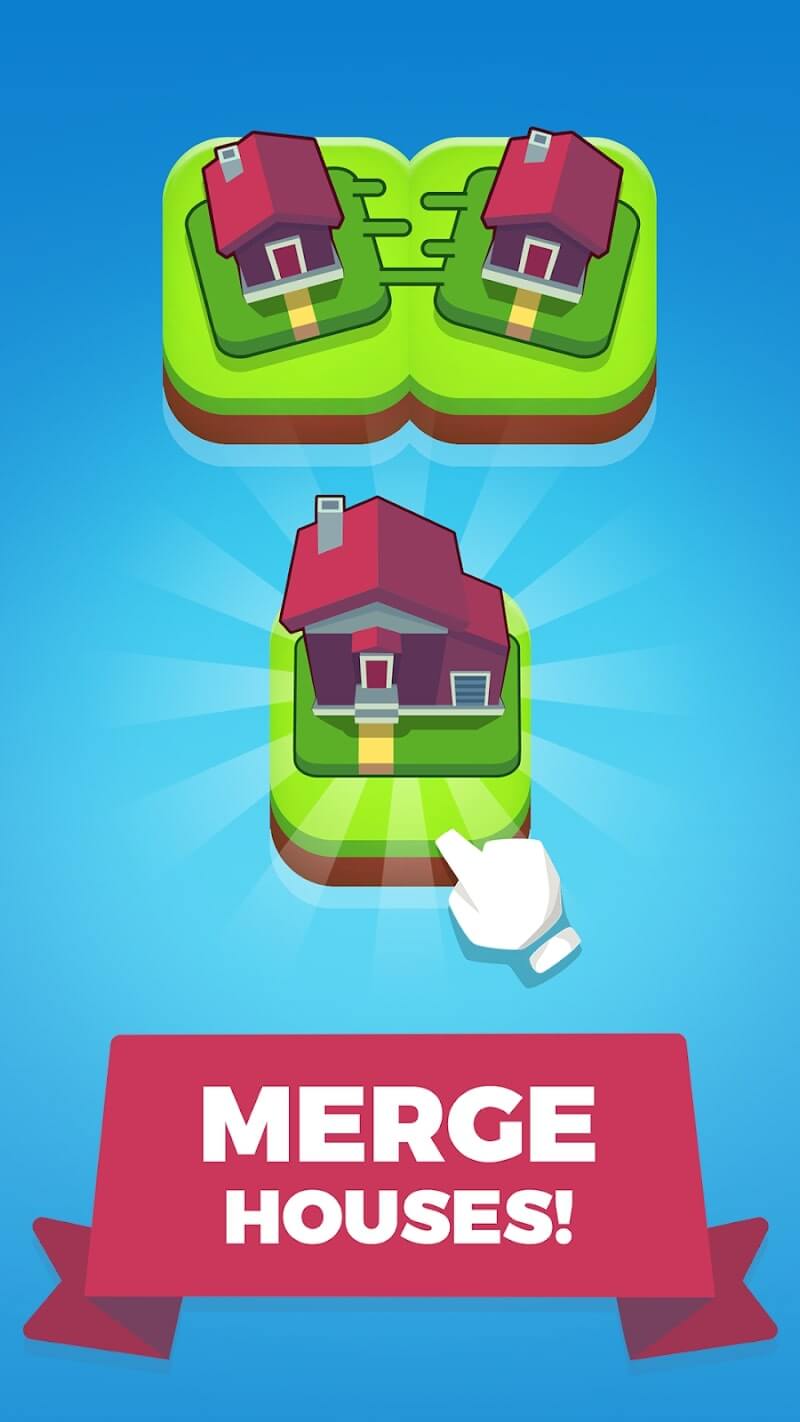 تحميل لعبة Merge Town مهكرة