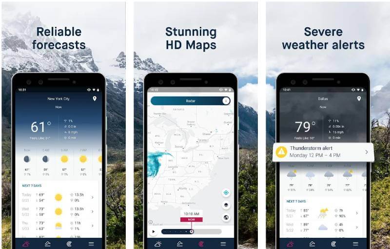 تحميل تطبيق WeatherPro للأندرويد