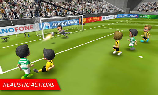 تحميل لعبة كرة القدم Mobile Soccer League مهكرة