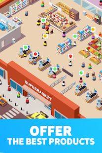 تحميل لعبة Idle Supermarket Tycoon مهكرة للأندرويد