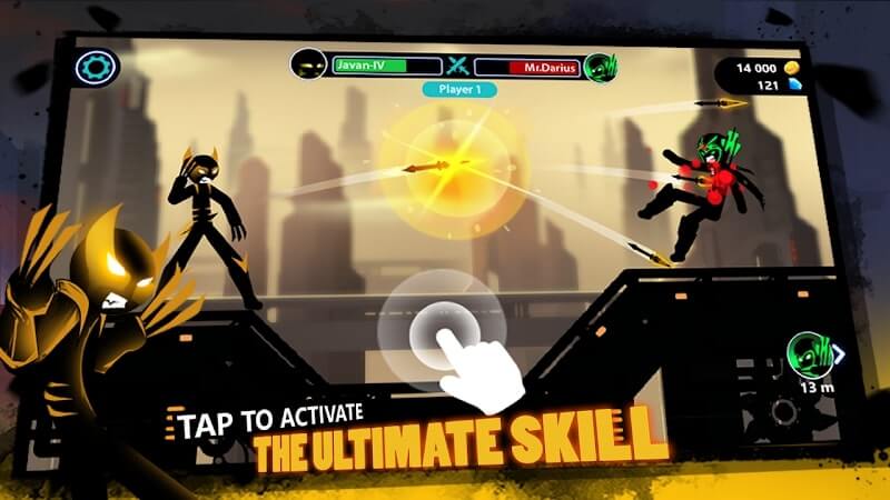 تحميل لعبة Super Bow: Stickman Legends مهكرة للأندرويد