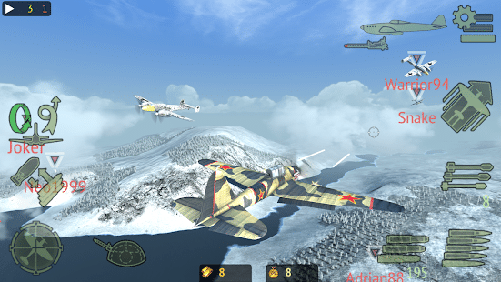 تحميل لعبة Warplanes: Online Combat [آخر نسخة] مهكرة للأندرويد