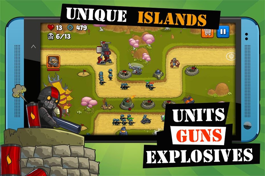 تحميل لعبة Island Defense [آخر نسخة] مهكرة للأندرويد