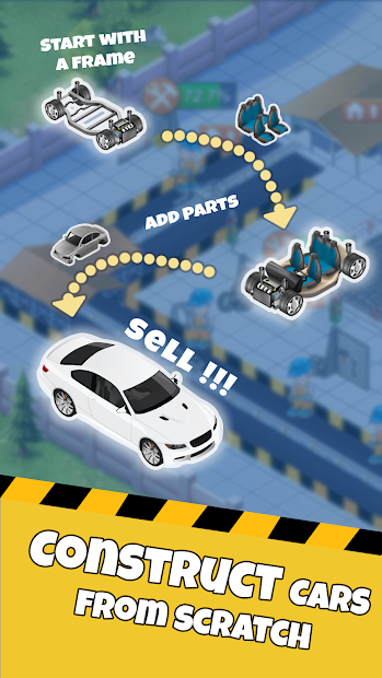 تحميل لعبة Idle Car Factory [آخر نسخة] مهكرة للأندرويد