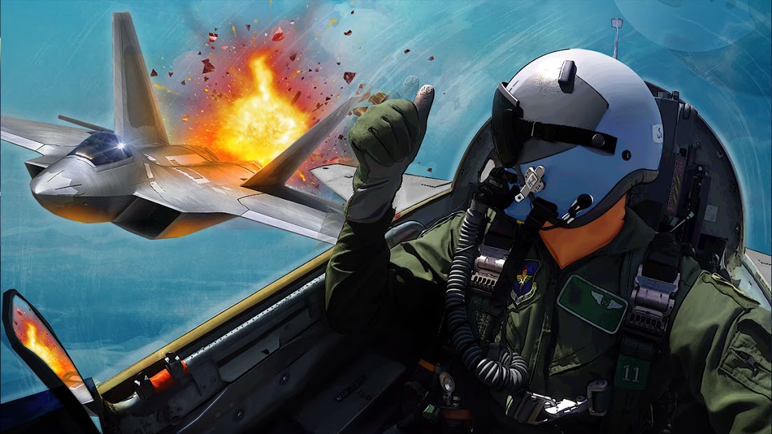 تحميل لعبة Ace Fighter: Modern Air Combat Jet Warplanes [آخر نسخة] مهكرة للأندرويد