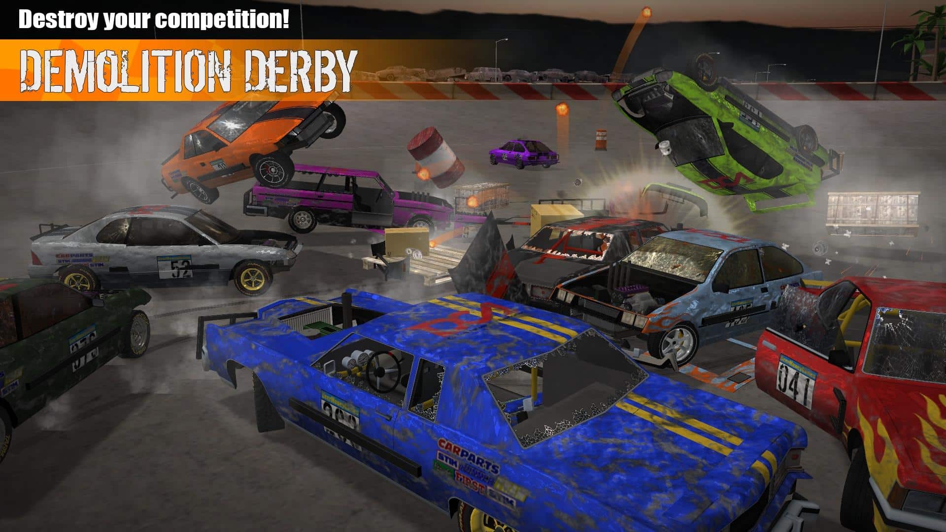 تحميل لعبة Demolition Derby 3 مهكرة للأندرويد