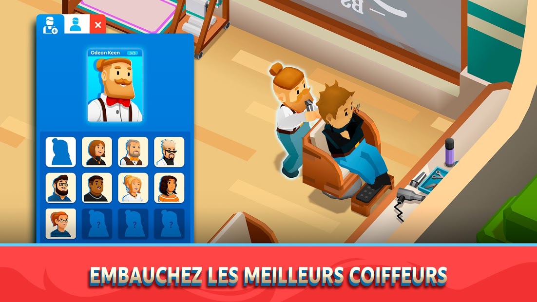 تحميل لعبة Idle Barber Shop Tycoon [آخر نسخة] مهكرة للأندرويد