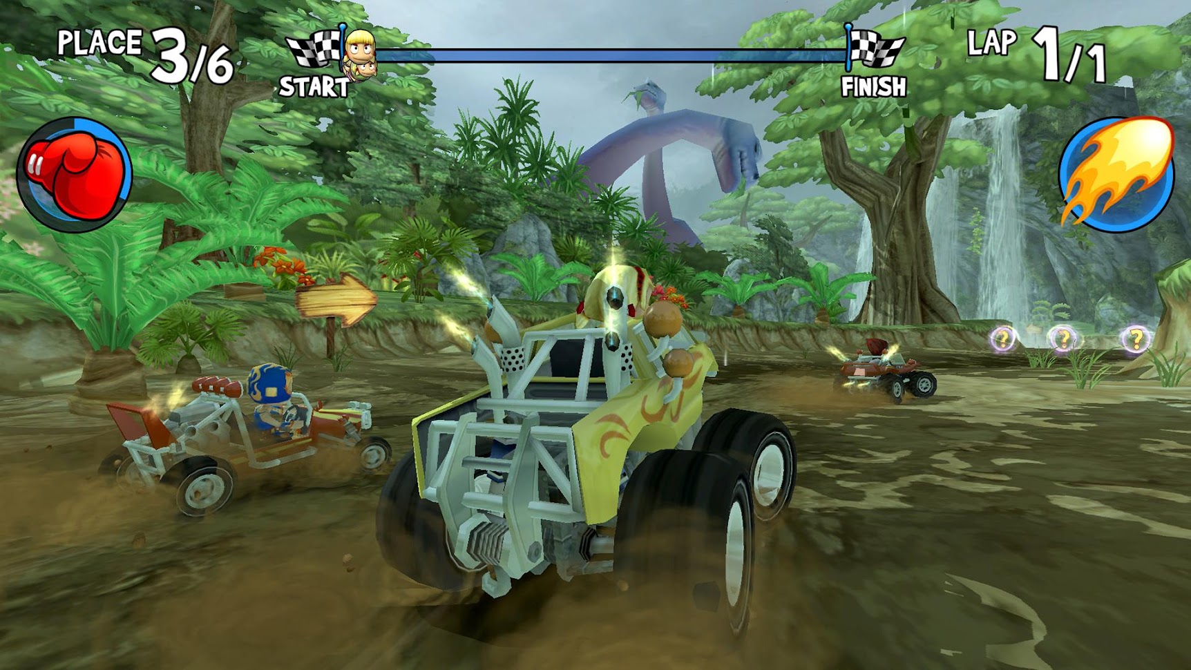 تحميل لعبة بيتش بجي ريسينج Beach Buggy Racing مهكرة للأندرويد